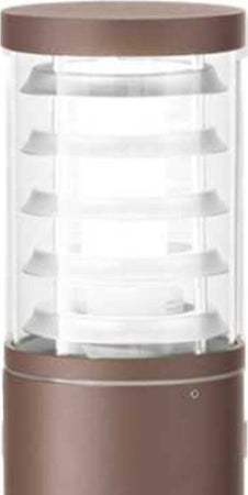 Lampioncino-classico-Ideal-Lux-TRONCO-PT1-H40-248271-E27-LED-alluminio-paletto-terra