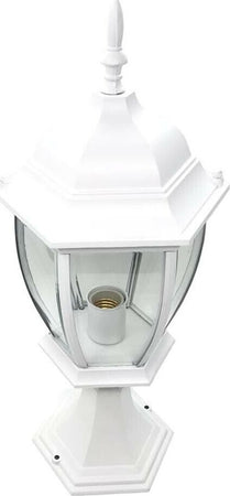Lampioncino-Da-Cancello-Lampione-Per-Giardino-Lanterna-In-Vetro-E27-Bianco-Es45-Universo