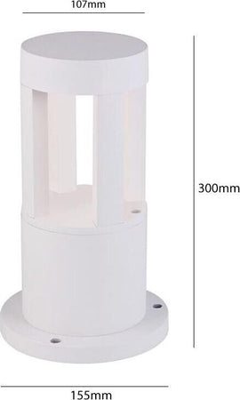 Lampioncino-Da-Terra-12-Watt-Led-Luce-Calda-Lampada-Cob-Lampione-Bianco-Esterno-Universo