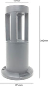 Lampioncino-Da-Terra-Lampada-12w-Led-Luce-Bianca-Lampione-Grigio-X-Giardino-Ip65-Universo