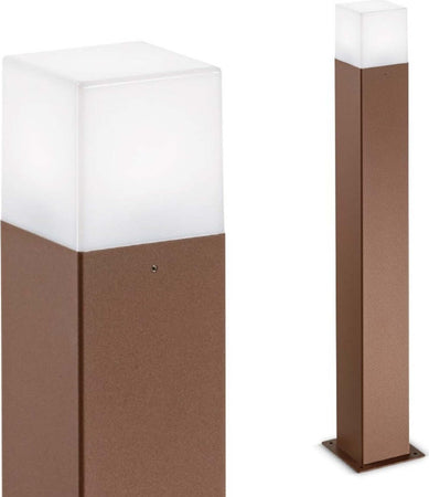 Lampioncino-esterno-classico-Gea-Led-ADITI-GES422-LED-lampada-terra-ruggine-alluminio-IP44