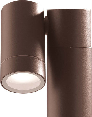 Lampioncino-esterno-Gea-Led-GES1111-70H-GU10-LED-marrone-lampada-terra-spot-orientabile-classica-alluminio