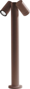 Lampioncino-esterno-Gea-Led-GES1113-70H-GU10-LED-marrone-lampada-terra-spot-orientabile-classica-alluminio