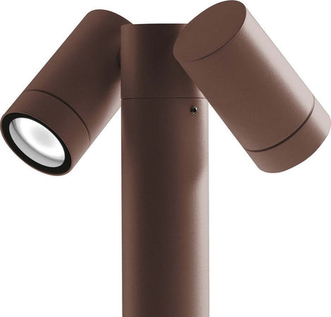 Lampioncino-esterno-Gea-Led-GES1113-70H-GU10-LED-marrone-lampada-terra-spot-orientabile-classica-alluminio