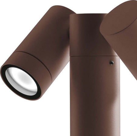 Lampioncino-esterno-Gea-Led-GES1113-70H-GU10-LED-marrone-lampada-terra-spot-orientabile-classica-alluminio