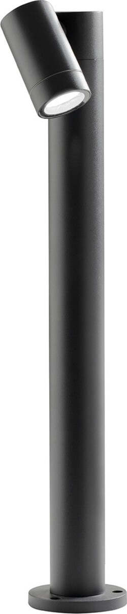Lampioncino-esterno-Gea-Led-GES1121-70H-GU10-LED-antracite-lampada-terra-spot-orientabile-moderna-alluminio