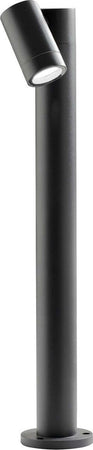 Lampioncino-esterno-Gea-Led-GES1121-70H-GU10-LED-antracite-lampada-terra-spot-orientabile-moderna-alluminio