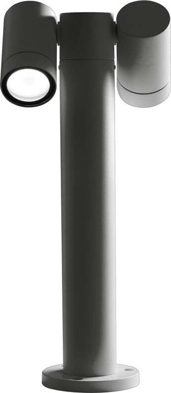 Lampioncino-esterno-Gea-Led-GES1122-45H-GU10-LED-antracite-lampada-terra-spot-orientabile-moderna-alluminio
