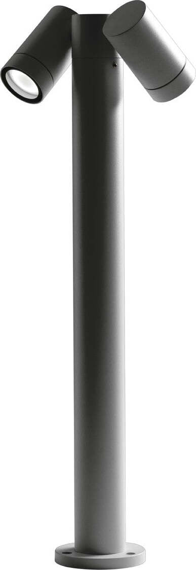 Lampioncino-esterno-Gea-Led-GES1123-70H-GU10-LED-antracite-lampada-terra-spot-orientabile-moderna-alluminio