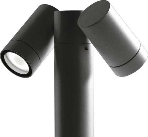 Lampioncino-esterno-Gea-Led-GES1123-70H-GU10-LED-antracite-lampada-terra-spot-orientabile-moderna-alluminio