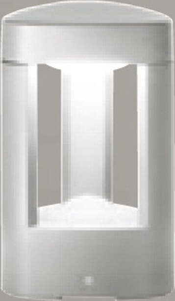 Lampioncino-esterno-Gea-Led-JANET-GES483-20H-LED-lampada-terra-grigio-moderna-alluminio-Gx53-IP54