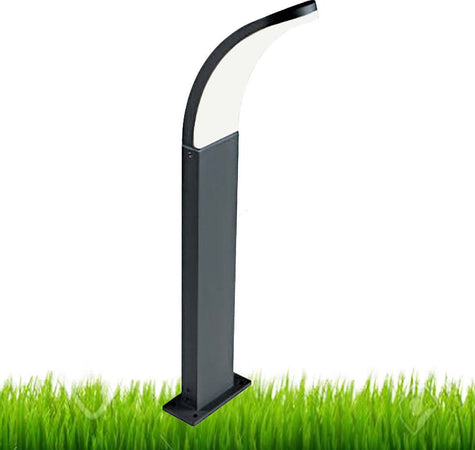 Lampioncino-esterno-moderno-Sovil-VIRGOLA-99199-16-LED-alluminio-lampada-terra