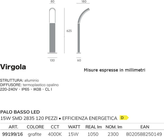 Lampioncino-esterno-moderno-Sovil-VIRGOLA-99199-16-LED-alluminio-lampada-terra