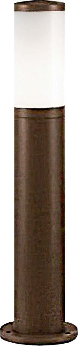 Lampioncino-esterno-Sovil-PANAMA-826-36-E27-LED-alluminio-corten-lampada-terra-esterno