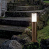Lampioncino-esterno-Sovil-PANAMA-826-36-E27-LED-alluminio-corten-lampada-terra-esterno
