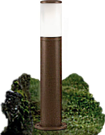 Lampioncino-esterno-Sovil-PANAMA-826-36-E27-LED-IP65-50H-alluminio-corten-lampada-terra-esterno