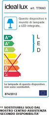 Lampioncino-Ideal-Lux-TITANO-PT1-BIG-187327-4000°K-LED-IP55-74H-resina-metallo-paletto