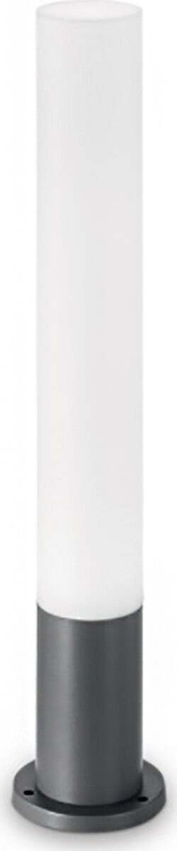 Lampioncino-moderno-Ideal-lux-EDO-OUTDOOR-ROUND-PT1-135755-138510-GX53-LED-alluminio-lampada-terra