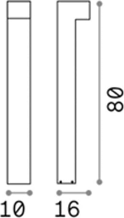 Lampioncino-moderno-Ideal-Lux-SIRIO-PT2-BIG-G9-LED-IP44-alluminio-lampada-terra