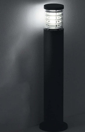 Lampioncino-moderno-Ideal-Lux-TRONCO-PT1-BIG-E27-LED-alluminio-paletto