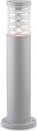 Lampioncino-moderno-Ideal-Lux-TRONCO-PT1-H40-E27-LED-alluminio-paletto-terra