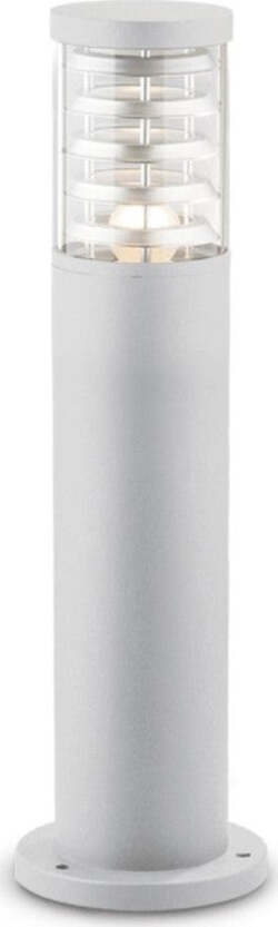 Lampioncino-moderno-Ideal-Lux-TRONCO-PT1-H40-E27-LED-alluminio-paletto-terra