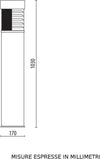 Lampioncino-moderno-Lampadari-Bartalini-BOLLARD-105-HALF-E27-LED-duralighting-lampada-terra