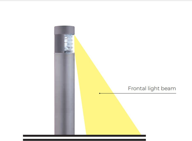 Lampioncino-moderno-Lampadari-Bartalini-BOLLARD-80-HALF-E27-LED-duralighting-lampada-terra