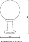 Lampioncino-moderno-Lampadari-Bartalini-D.0107-LE-25-BLK-OP-DB.0618-E27-LED-resina-pmma-lampada-terra