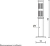 Lampioncino-moderno-Lampadari-Bartalini-FRESNEL-4009-E27-LED-duralighting-lampada-terra
