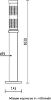 Lampioncino-moderno-Lampadari-Bartalini-FRESNEL-4011-E27-LED-duralighting-lampada-terra