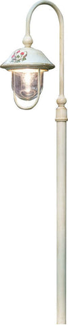 Lampioncino-palo-classico-Ferroluce-BARI-A303-TE-E27-LED-alluminio-lampada-terra