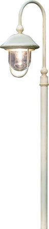 Lampioncino-palo-classico-Ferroluce-BARI-A303-TE-E27-LED-alluminio-lampada-terra