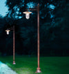 Lampioncino-palo-classico-Ferroluce-GENOVA-A403-TE-E27-LED-alluminio-lampada-terra