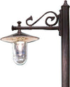 Lampioncino-palo-classico-Ferroluce-GENOVA-A403-TE-E27-LED-alluminio-lampada-terra