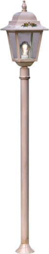 Lampioncino-palo-classico-Ferroluce-GORIZIA-A108-TE-E27-LED-alluminio-lampada-terra