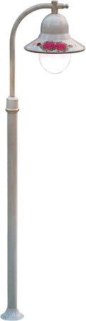 Lampioncino-palo-classico-Ferroluce-IMPERIA-A202-TE-E27-LED-alluminio-lampada-terra