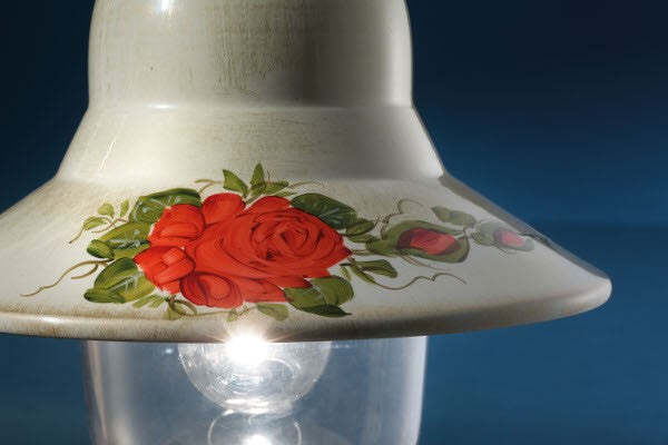Lampioncino-palo-classico-Ferroluce-IMPERIA-A202-TE-E27-LED-alluminio-lampada-terra