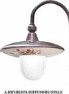 Lampioncino-palo-classico-LATINA-A672-TE-E27-LED-alluminio-ceramica-lampada-terra