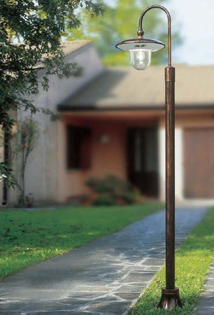 Lampioncino-palo-classico-LATINA-A672-TE-E27-LED-alluminio-ceramica-lampada-terra