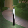 Lampioncino-palo-moderno-Garden-Luce-1001-1-H80-E27-GR-LED-alluminio-lampada-terra