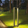 Lampioncino-palo-moderno-Pan-international-GARD-EST285-EST287-LED-alluminio-lampada-terra