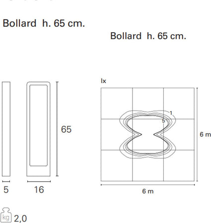 Lampioncino-palo-moderno-Pan-international-GARD-EST285-EST287-LED-alluminio-lampada-terra