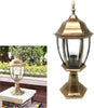 Lampioncino-Per-Cancello-Lampione-Lanterna-In-Vetro-Attacco-E27-Bronzo-Es45-Universo