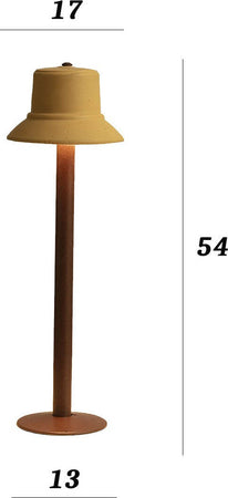 Lampioncino-Toscot-NOVECENTO-937-50H-GX53-LED-IP55-ceramica-lampada-terra-artigianale-rustica