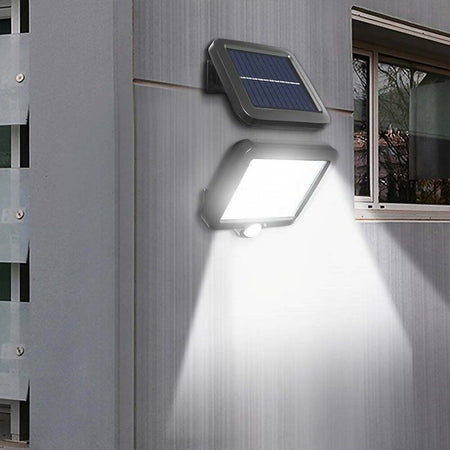 Lampione-120-led-con-pannello-solare-da-parete-con-sensore-di-movimento-e-telecomando-illuminazione-da-esterno