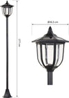 Lampione-da-Esterni-con-6-Luci-Led-e-Pannelli-Solari-Impermeabile-Accensione-Automatica-Durata-6-Ore-Altezza-177cm-XC3B30-006XC3