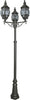Lampione-Da-Esterno-Rustico-Country-Bel-Aire-Alluminio-Nero-3-Luci-E27