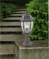Lampione Da Giardino 48cm Lanterna In Vetro E27 Luce Da Esterno Alluminio Es45 Illuminazione/Illuminazione per esterni/Lanterne Trade Shop italia - Napoli, Commerciovirtuoso.it