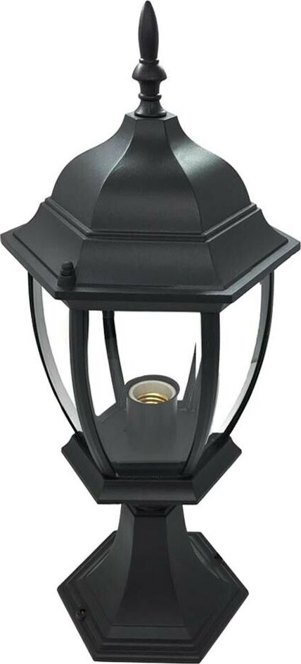 Lampione Da Giardino UNIVERSO ES45 In Alluminio E Vetro – Altezza 49cm – IP55 – E27